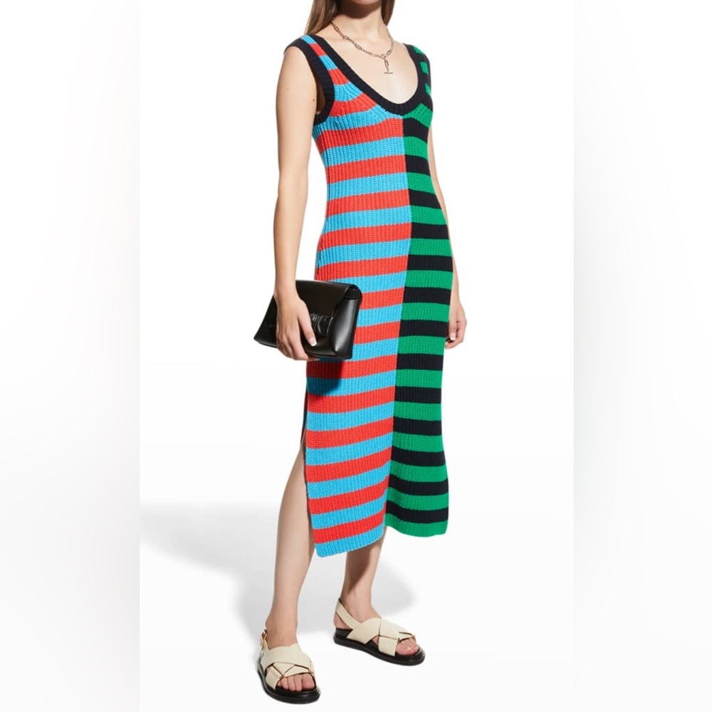 Staud seashore cabana knit dress